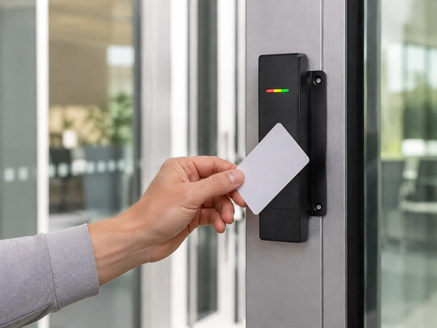 Multi-Tech RFID Card & Keyfob Reader - Installed and In Use