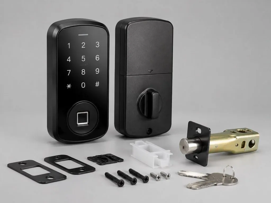 Biometric Smart Deadbolt with Keypad - Product view