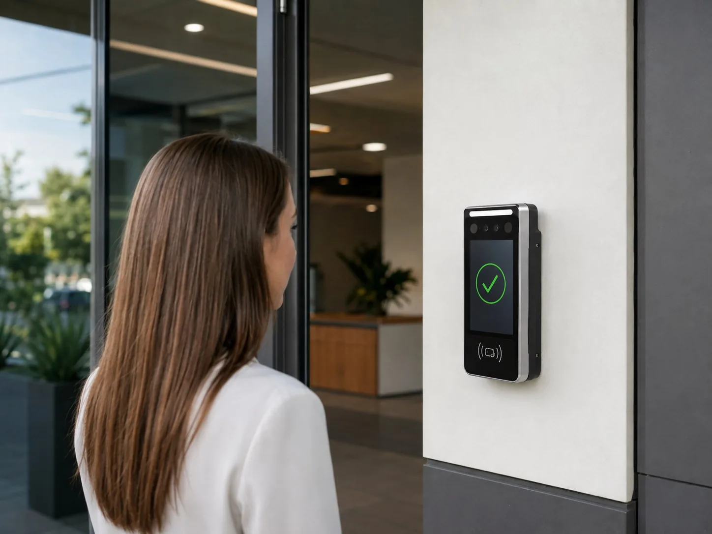 Face Recognition & RFID Access Terminal - Installed and In Use