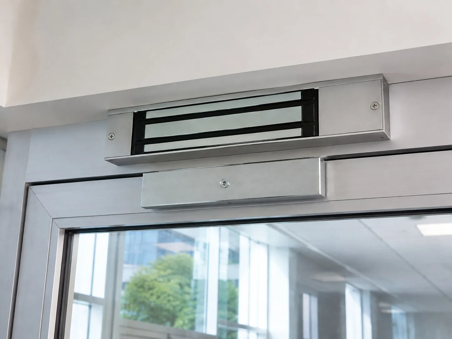 Electromagnetic Shear Lock (600kg Holding) - Installed and In Use