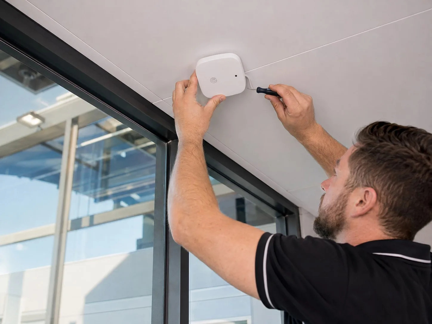Acoustic Glass Break & Shock Sensor - Professional Installation
