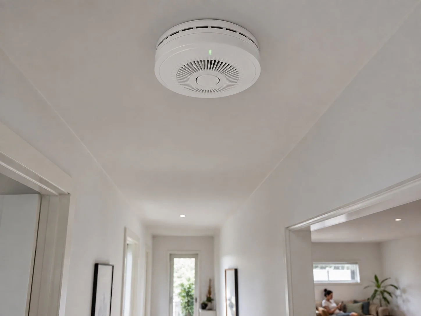 Smart Smoke, Heat & CO Detector - Installed and In Use