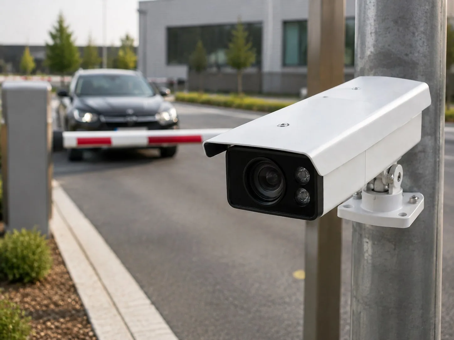 AI Number Plate Recognition (ANPR) Bullet - Installed and In Use