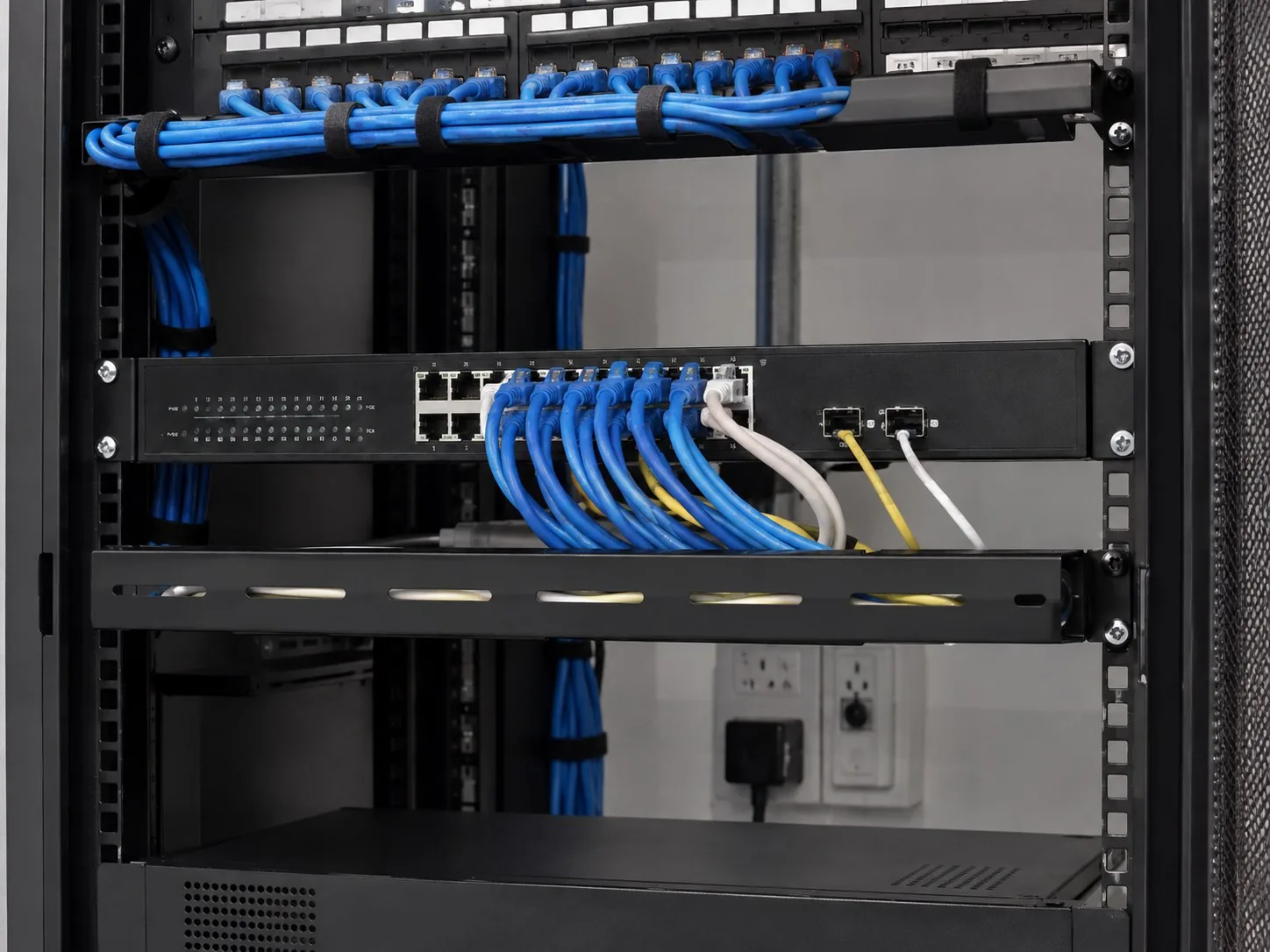 16-Port Gigabit High-Power PoE+ Switch - Professional Installation