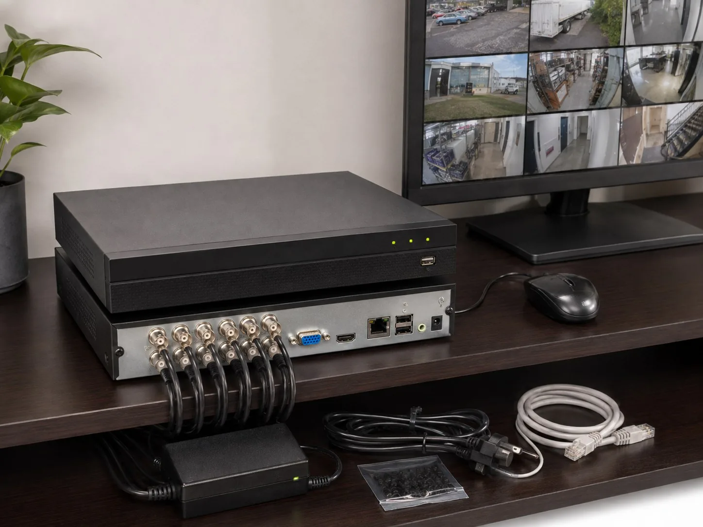 8-Channel 5MP Hybrid XVR / DVR - Professional Installation