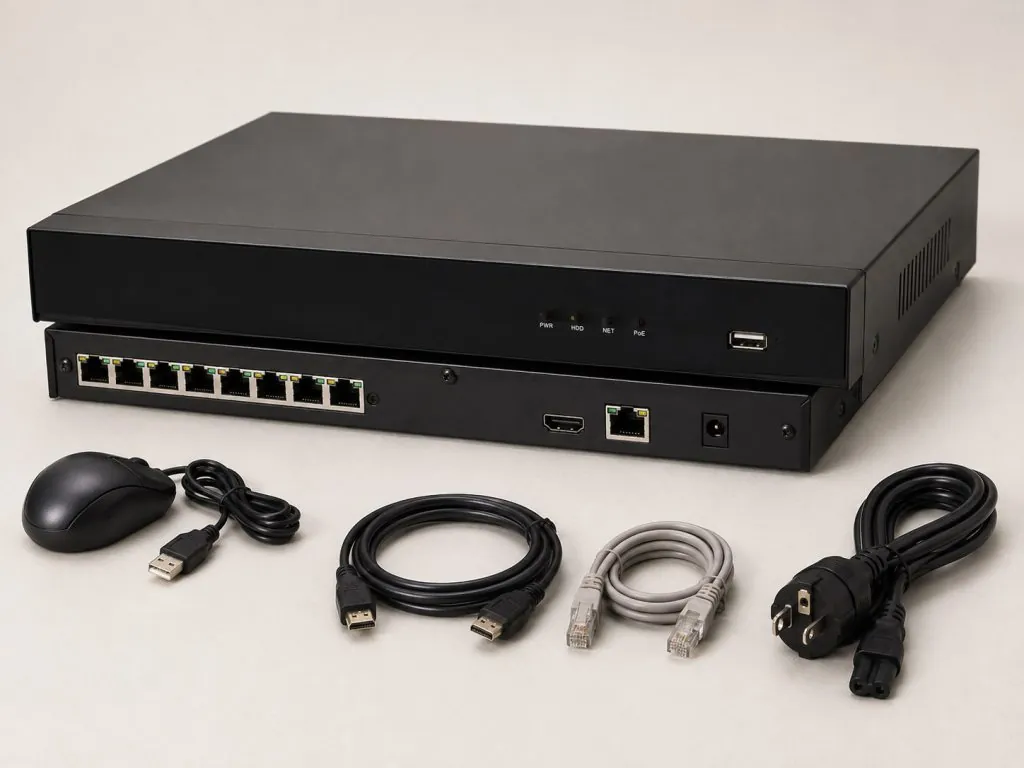 Hikvision 8-Channel 4K PoE NVR - Product view