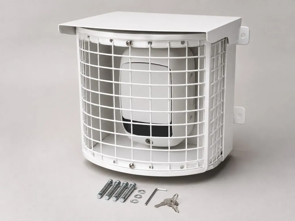 Heavy-Duty Vandal Cage & Rain Shield - Product view