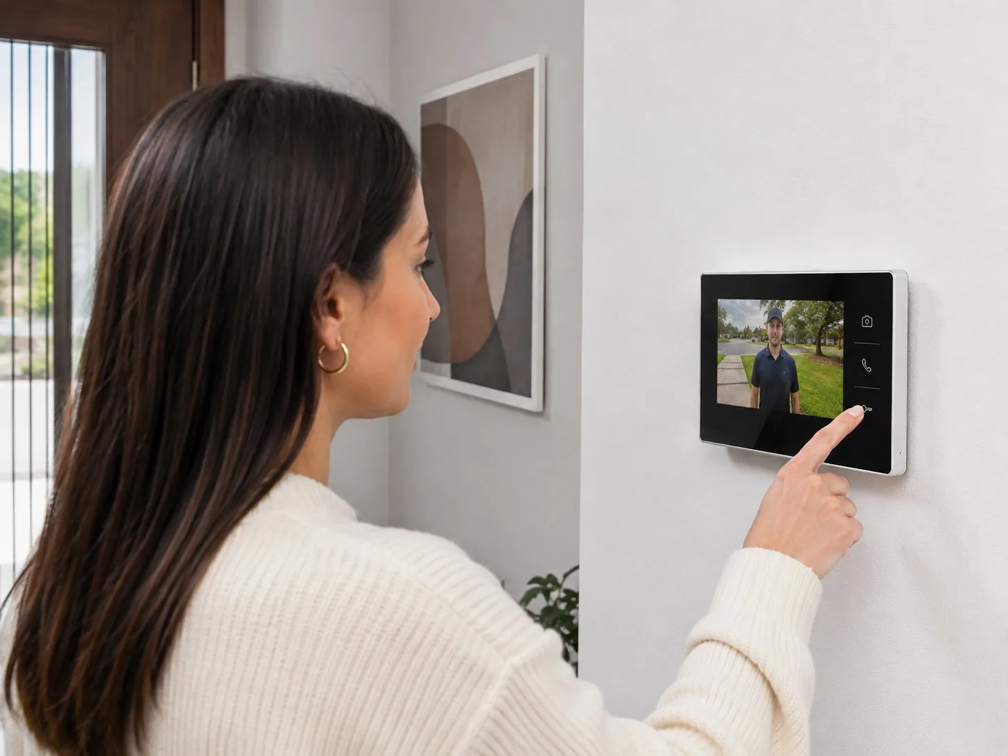 7" HD Touchscreen Room Station Monitor - Professional Installation