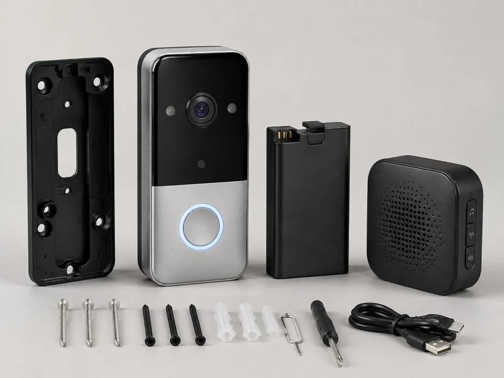 Smart Wireless 2K WiFi Video Doorbell - Product view